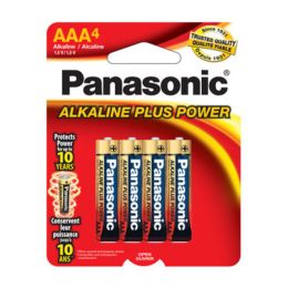 Panasonic AAA4 Alkaline Plus Power