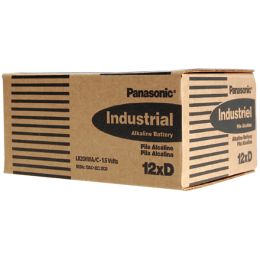 Panasonic Alkaline "D" Cell  12 piece box of batteries